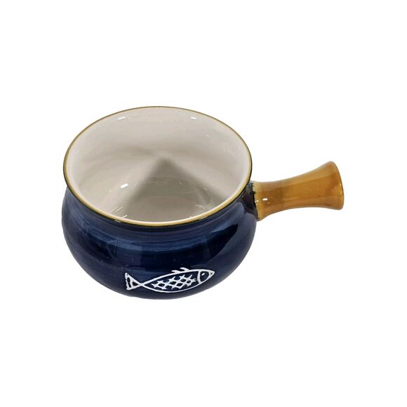 Jusalpha Bowl Set Breakfast Individualized Creative Fish Pattern Ceramic - Picture 4 of 5